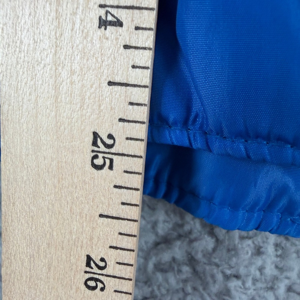 Vintage Camel Puffer Vest Mens S‎ Blue Orange Goose Down 80/20 Retro Insulated - Picture 9 of 10